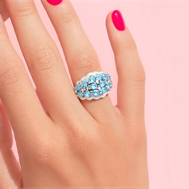 Anello in argento con Zircone Ratanakiri