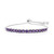 Sambia-Amethyst-Silberarmband
