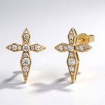 Orecchini in oro con Diamante I1 (H) (CIRARI)