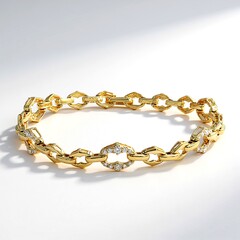 Bracciale in oro con Diamante I1 (H)