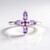 Anello in argento con Ametista Rose de France