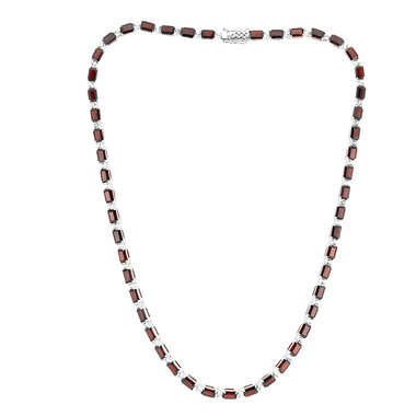 Granat-Silbercollier
