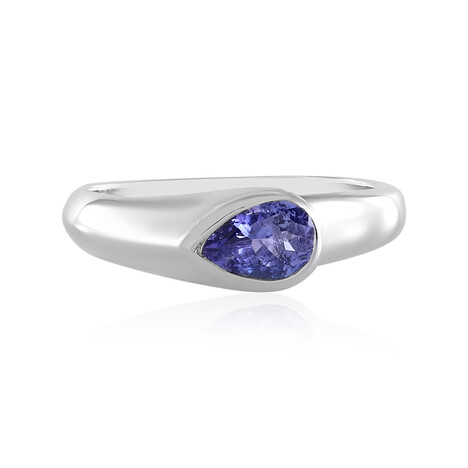 Tanzanite Silver Ring (Adela Silber)