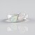 Anello in argento con Opale di Welo
