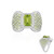 Peridot-Silberring (de Melo Essence)