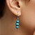 Pendientes en plata con Turquesa bella durmiente (Desert Chic)