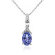 Collana in oro con Tanzanite AAA