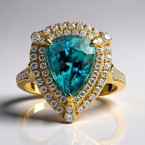 Anello in oro con Zircone Ratanakiri (CIRARI)