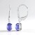 Orecchini in argento con Tanzanite