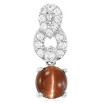 Ciondolo in argento con Scapolite Occhio di Gatto