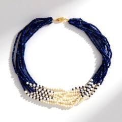 Collana in argento con Perla d'Acqua Dolce Bianca (Riya)