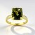 Anello placcato in oro con Zultanite
