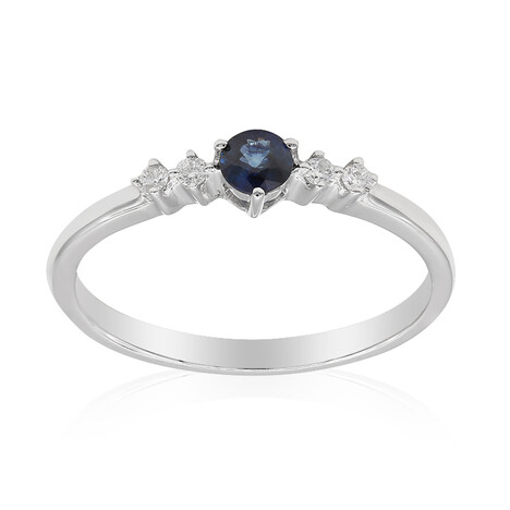 Blauer Ceylon-Saphir-Goldring