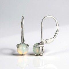 Orecchini in argento con Opale di Welo