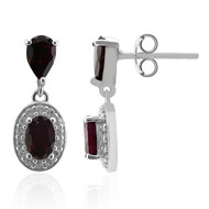 Orecchini in argento con Granato d’India
