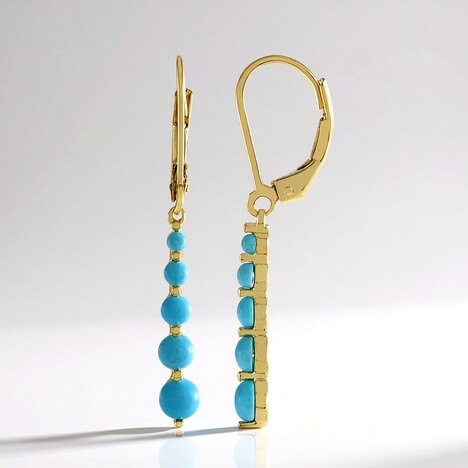 Orecchini in argento con Turchese Sleeping Beauty (Faszination Türkis)