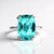 Anello in argento con Quarzo color paraiba