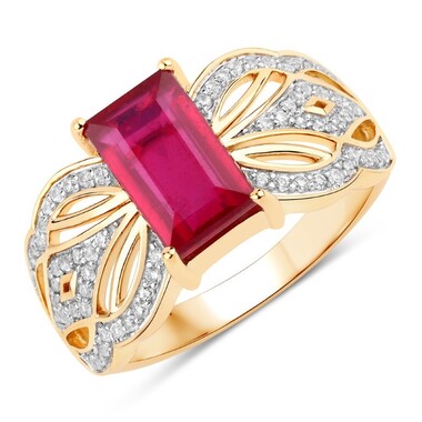 Anello in oro con Rubino del Madagascar (SUHANA)