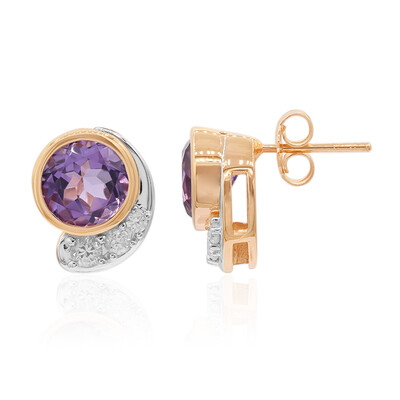 Orecchini in argento con Ametista (Remy Rotenier)