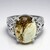 Anello in argento con Magnesite