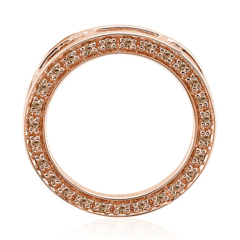 SI1 Argyle-Rose de France-Brillant-Silberanhänger (Annette)