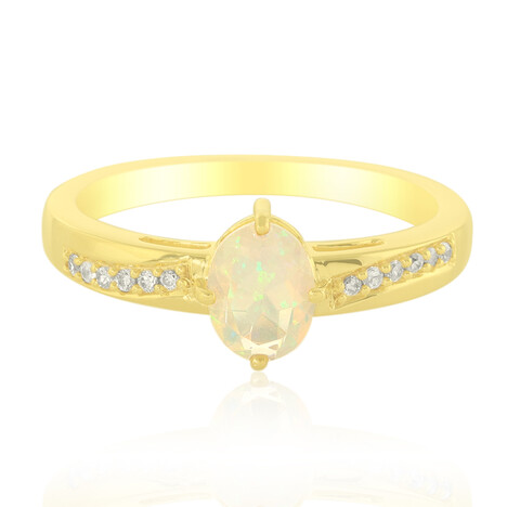 Anello in argento con Opale di Welo