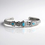 Bracciale in argento con Turchese Sleeping Beauty (Desert Chic)