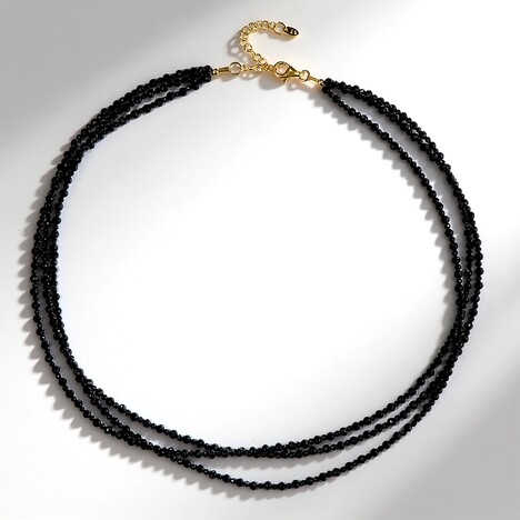Collana in argento con Spinello Nero
