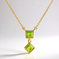 Collana in argento con Sfene