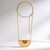 Collana in argento con Ambra Baltica Cognac (dagen)