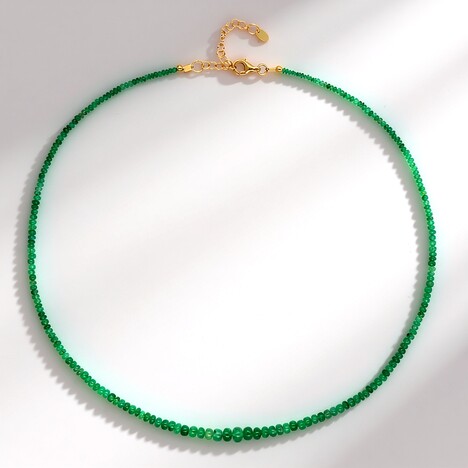 Collana in argento con Smeraldo dello Swat