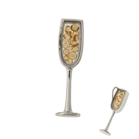 Pendentif en argent et Citrine