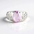 Anello in argento con Ametista Rose de France