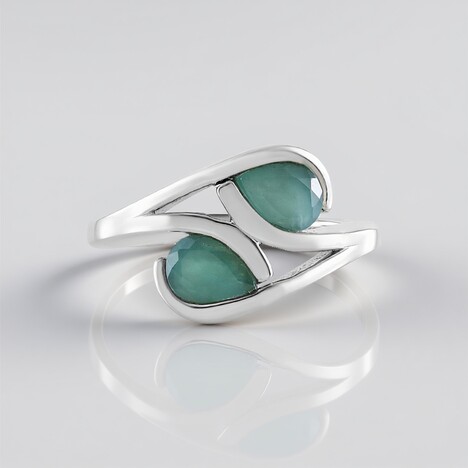 Anello in argento con Grandidierite