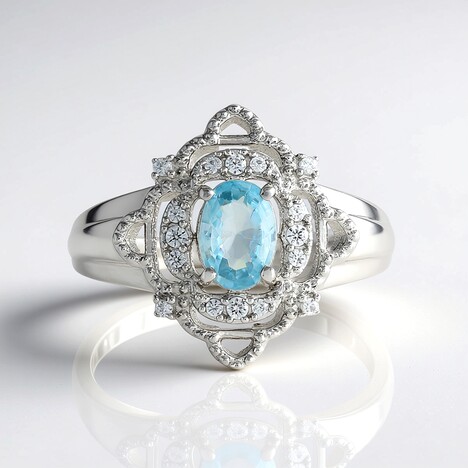 Anello in argento con Zircone Ratanakiri