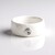 Anello in ceramica con Diamante blu cielo SI2