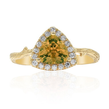 Kongo-Neon-Turmalin-Goldring (Smithsonian)