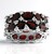Anello in argento con Granato