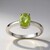 Anello in argento con Quarzo Ouro Verde