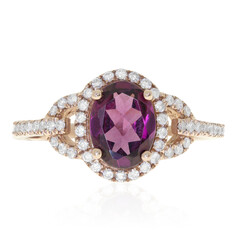 Bague en or et Grenat Rhodolite (CIRARI)
