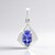 Ciondolo in argento con Tanzanite (Pallanova)