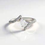 Anello in argento con Zircone