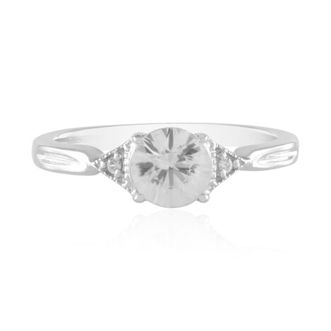 Zilveren ring met een zirkoon