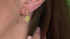Pendientes en plata con Esfena