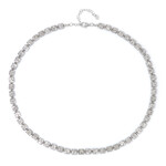 Collana in argento con Ematite Argentata