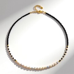 Collana in argento con Spinello Nero