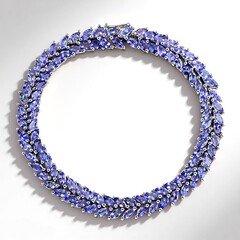 Bracciale in argento con Tanzanite