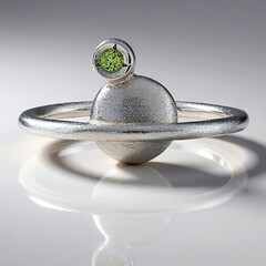 Anello in argento con Peridoto