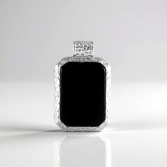 Ciondolo in argento con Onice Nero