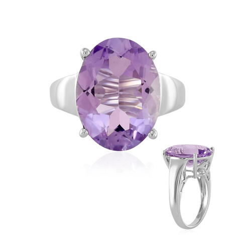 Anello in argento con Ametista Rose de France